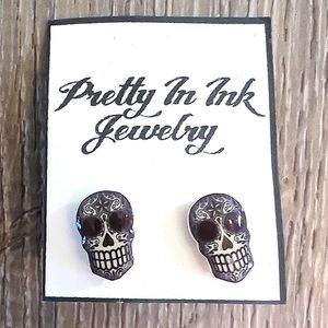 🌼$5/$25🌼 Day of the Dead Skull Earrings - New
